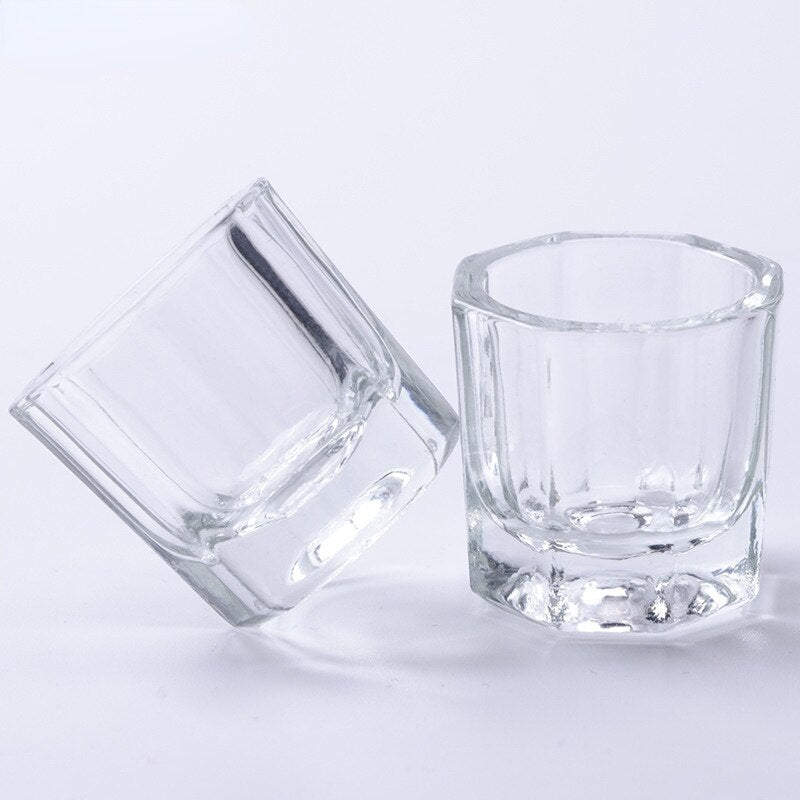Glass Acrylic Cup Dappen Dish for Monomer / Acetone