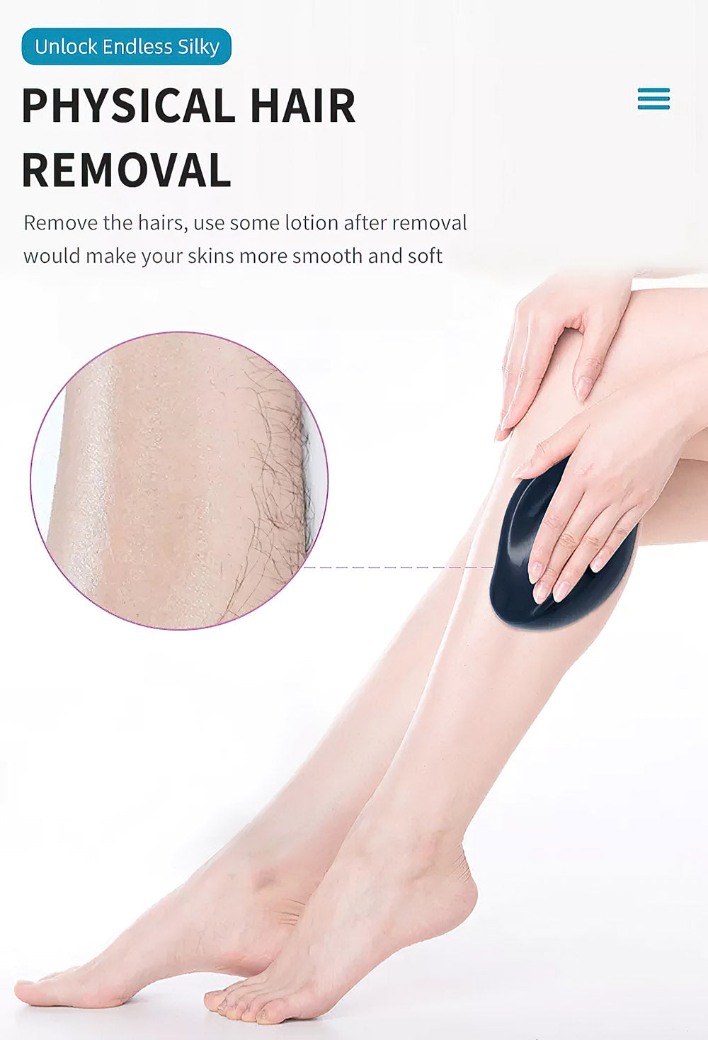 Crystal Hair Removal Tool