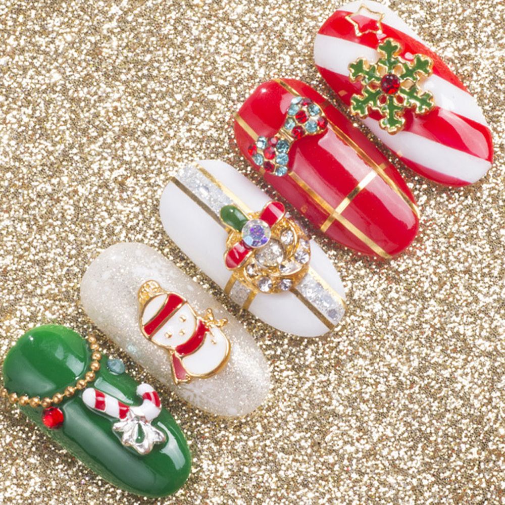 Christmas Rhinestone Charms Nail Art Decoration