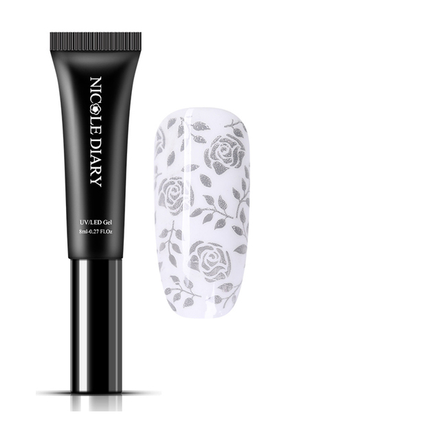 Nicole Diary Stamping Gel - Silver