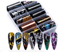 Snake Skin Nail Art Foil Set Box