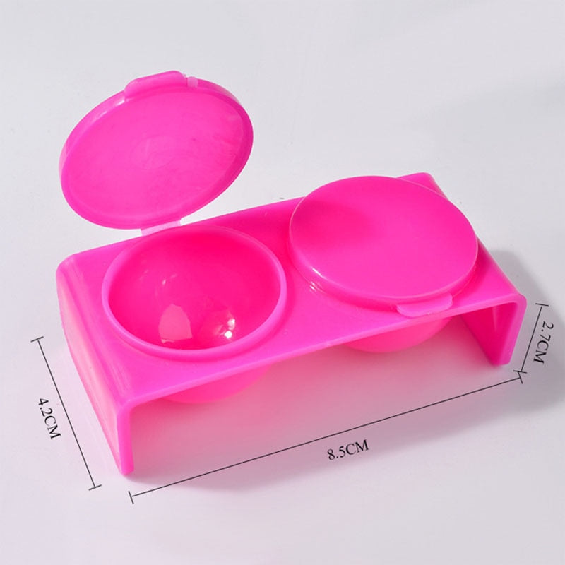 Double Acrylic Cup Dappen Dish for Monomer / Acetone