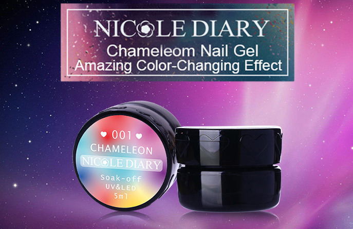 5ml NICOLE DIARY Chameleon UV Gel Soak Off Random color