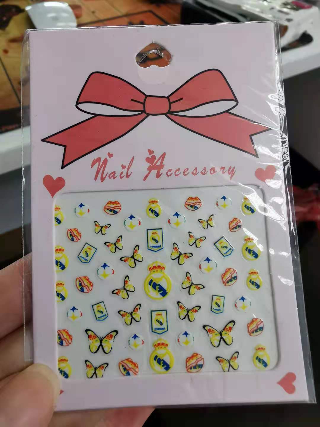 Sports Soccor Nail Art Sticker