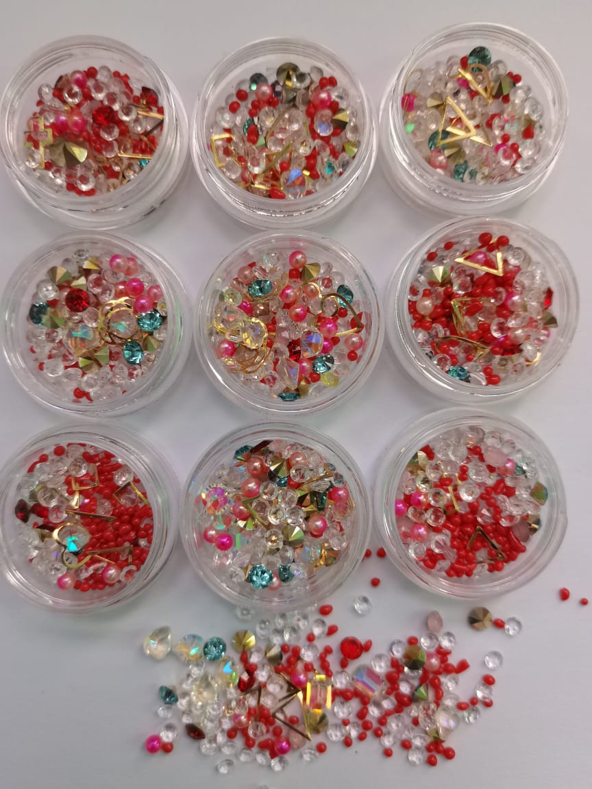 A1 Alloy Rhinestone 3D Nail Art