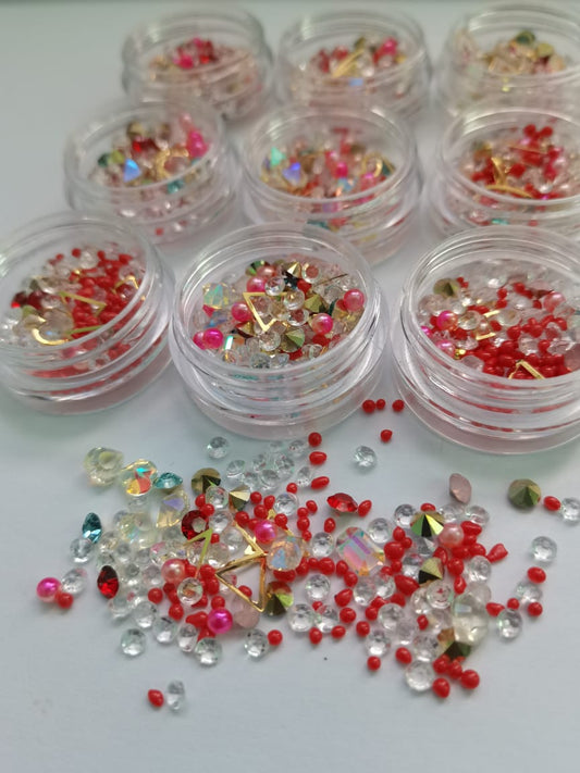 A1 Alloy Rhinestone 3D Nail Art