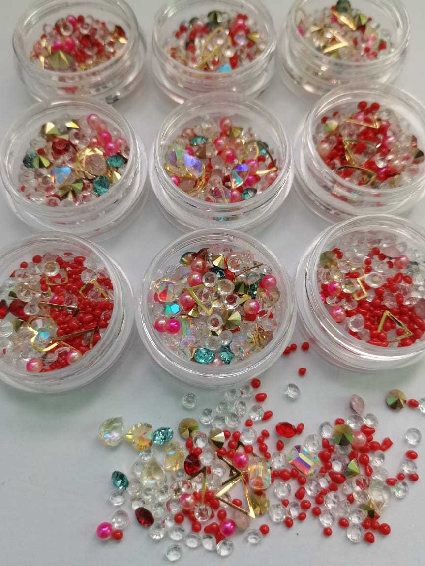 A1 Alloy Rhinestone 3D Nail Art