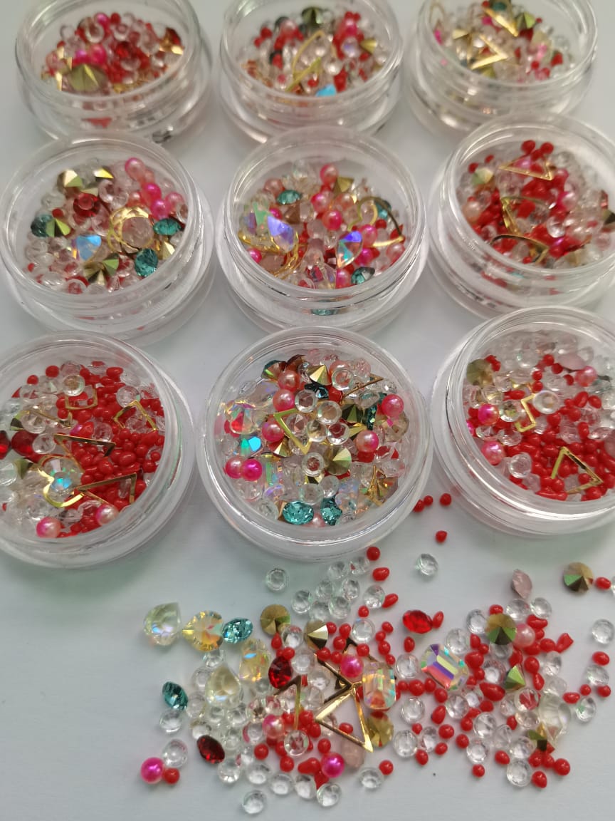 A1 Alloy Rhinestone 3D Nail Art