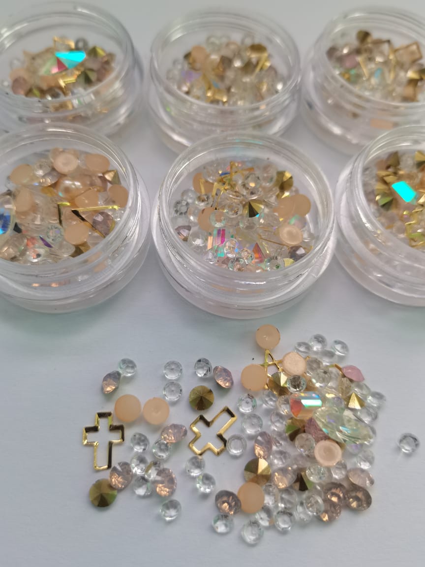 A3 Alloy Rhinestone 3D Nail Art