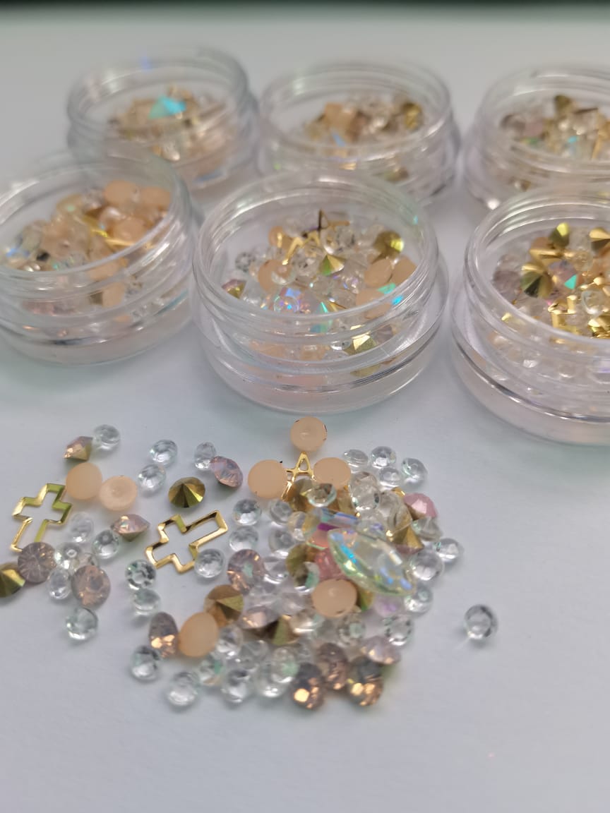 A3 Alloy Rhinestone 3D Nail Art