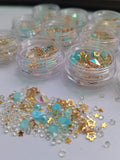 A2 Alloy Rhinestone 3D Nail Art