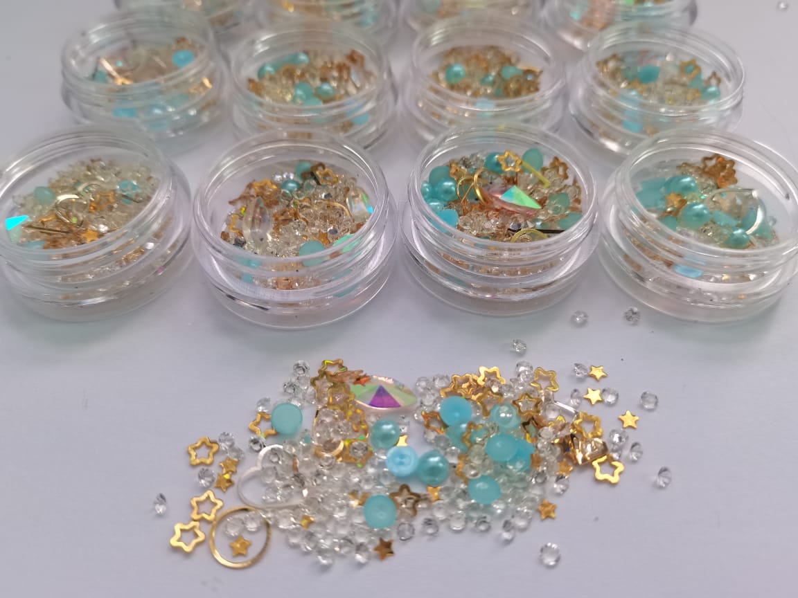 A2 Alloy Rhinestone 3D Nail Art