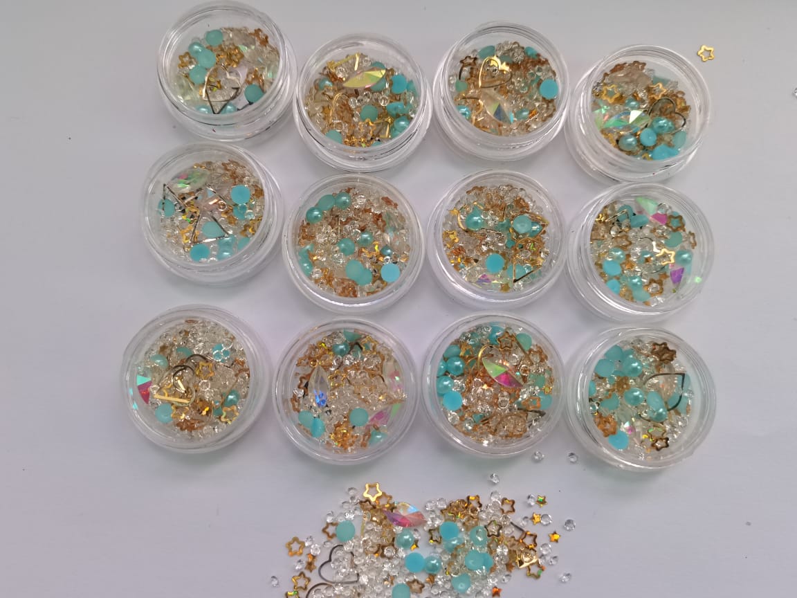 A2 Alloy Rhinestone 3D Nail Art