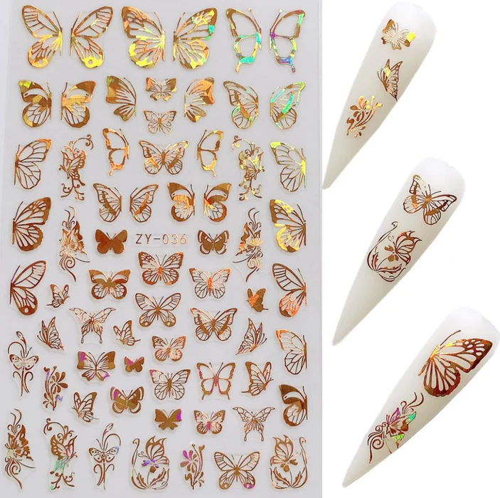 Butterfly Nail Art Sticker