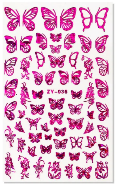 Butterfly Nail Art Sticker