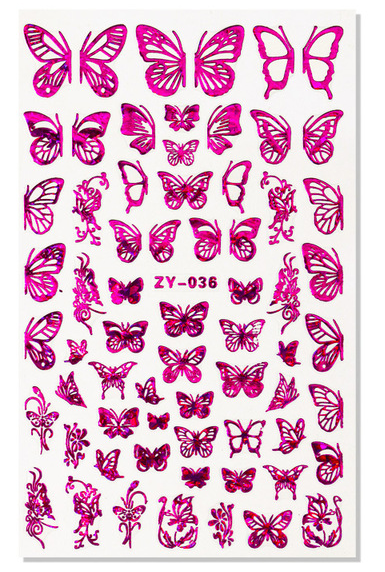 Butterfly Nail Art Sticker