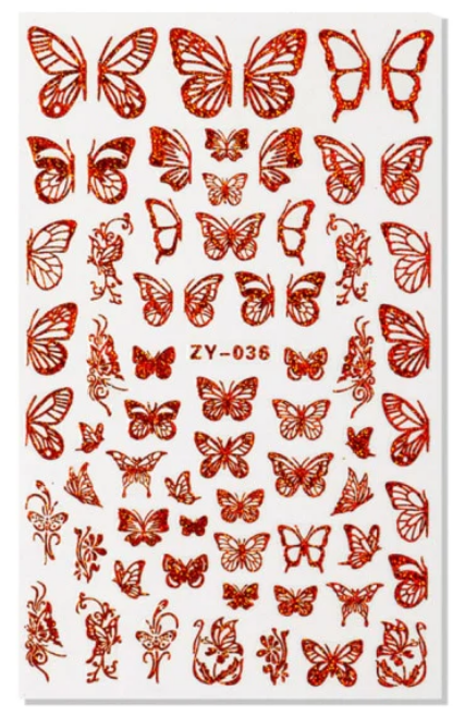 Butterfly Nail Art Sticker