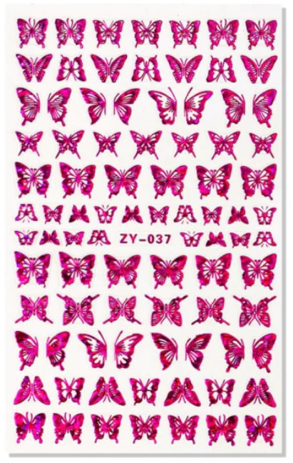 Butterfly Nail Art Sticker