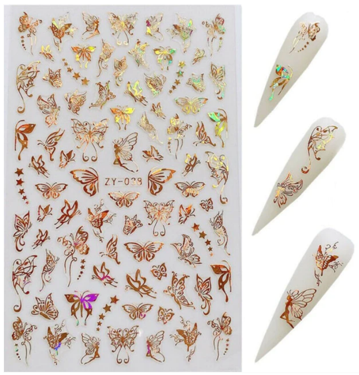 Butterfly Nail Art Sticker