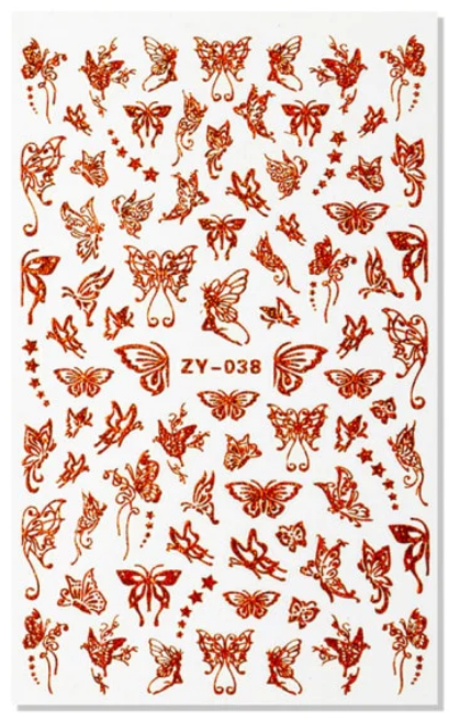 Butterfly Nail Art Sticker