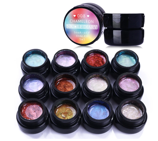 5ml NICOLE DIARY Chameleon UV Gel Soak Off Random color