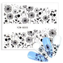 Dandelion Leaves Nail Decal