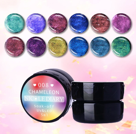 5ml NICOLE DIARY Chameleon UV Gel Soak Off Random color