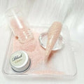 Nude Blush Glitter