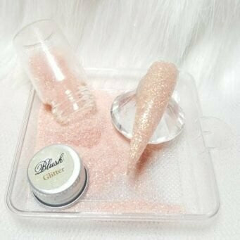 Nude Blush Glitter