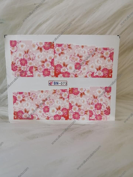 Cherry Blossom Flower Nail Decal