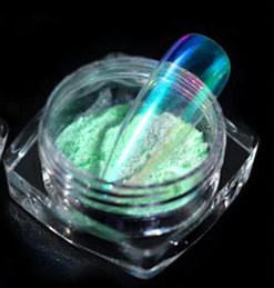 Ice Aurora Chrome Nail Powder