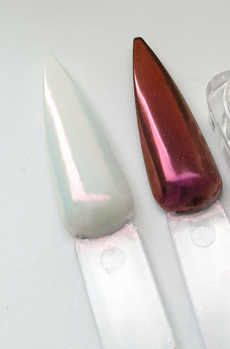 Plum Chrome Nail Powder