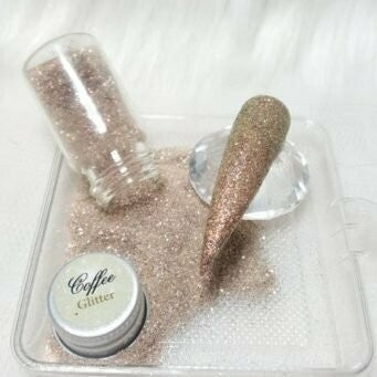 Nude Coffee Glitter