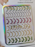 Curve Nail Sticker Rainbow