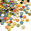 Pearl Gold Ring Rhinestones