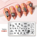 Texture Born Pretty Nail Stamping Plate - L006