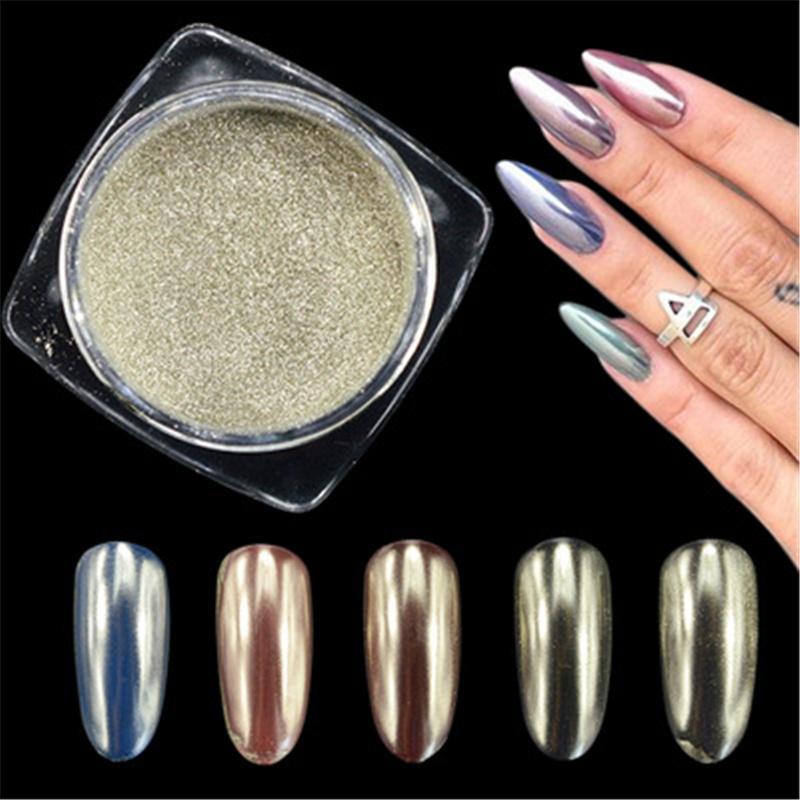 Champagne Chrome Nail Powder