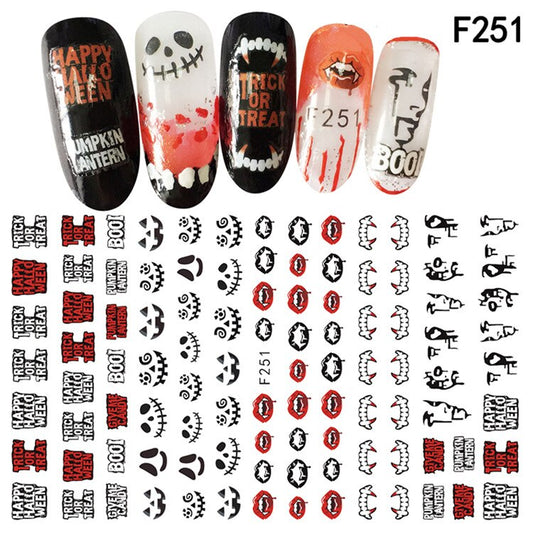 Halloween Art Nail Sticker