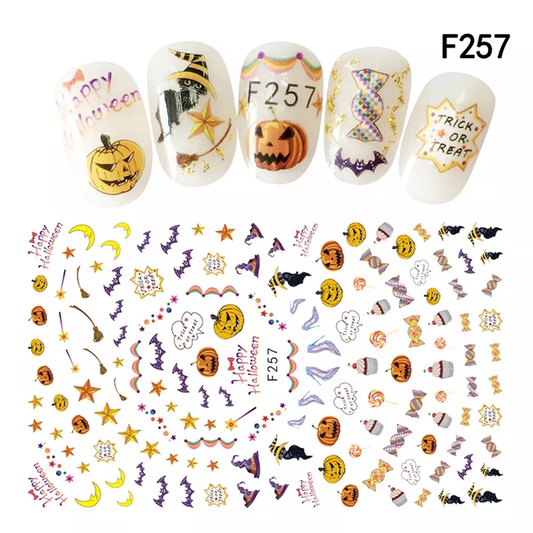 Halloween Art Nail Sticker