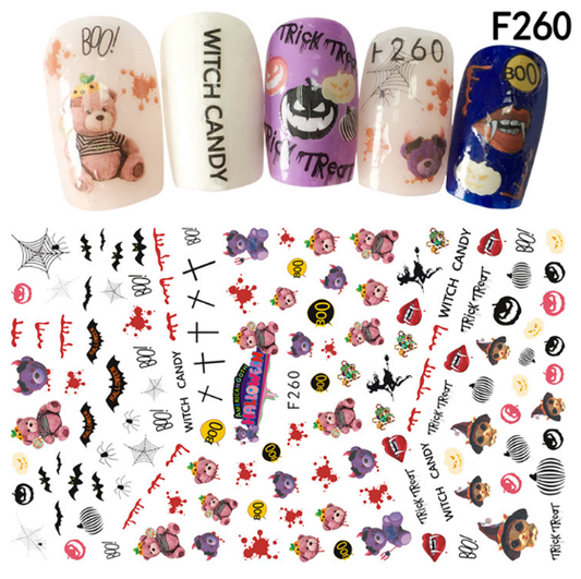 Halloween Art Nail Sticker