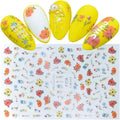 Flower Nail Sticker F328