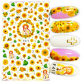 Flower Ink Modern Nail Sticker