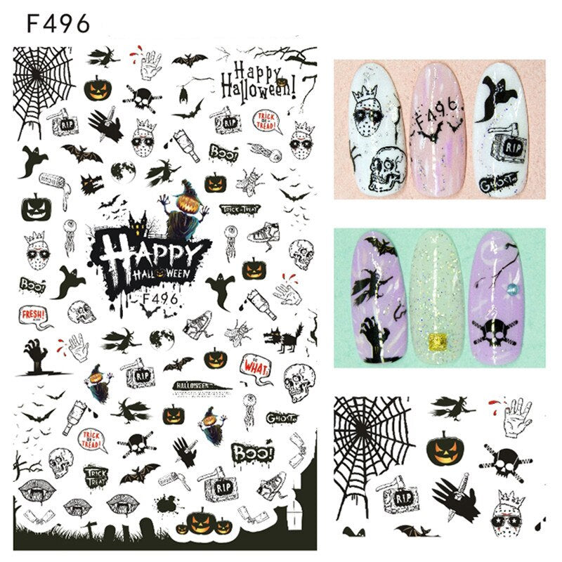 Halloween Art Nail Sticker