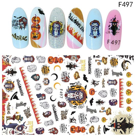 Halloween Art Nail Sticker