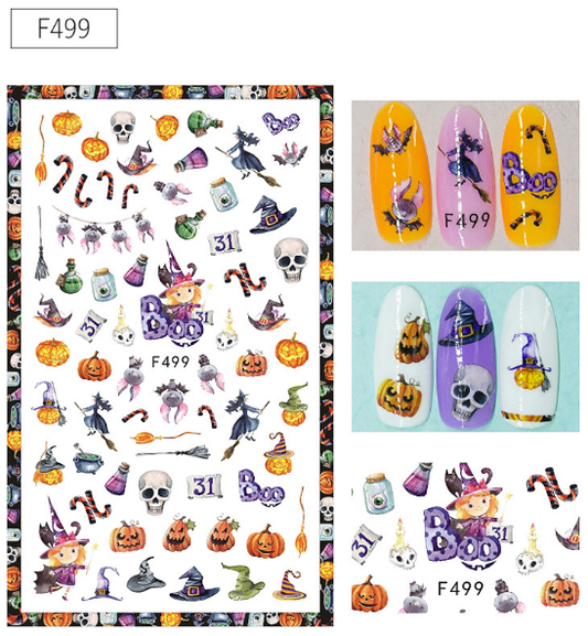 Halloween Art Nail Sticker