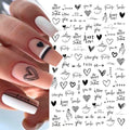 Geometric Lines Abstract Art Nail Sticker