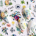 Leaves Flower Art Nail Sticker