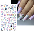 Leaves Flower Art Nail Sticker