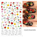 Leaves Flower Art Nail Sticker