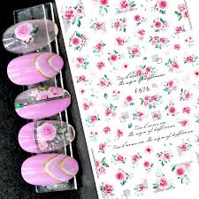 Flower Nail Sticker F676